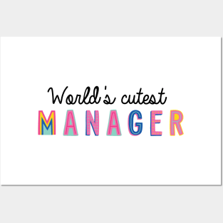 Manager Gifts | World's cutest Manager Posters and Art